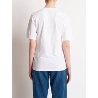 Lori T-shirt Bomuld Med Rund Hals - 090 Pure white - M