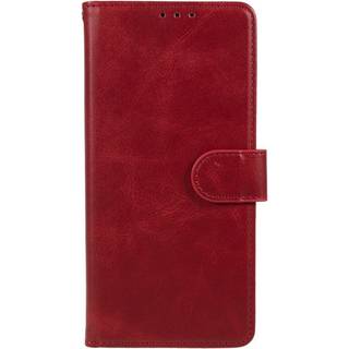 Motorola Moto G84 Læder Flip Cover m. Pung & Strop - Rød