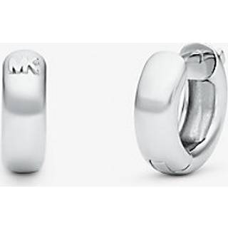 MK Precious Metal-Plated Huggie Hoop Earrings - Silver - Michael Kors - ONE SIZE