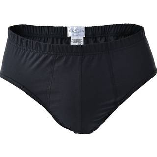 Novila Herren Sport-Slip schwarz Baumwolle & Mix unifarben