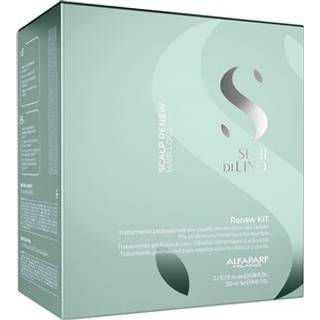 Alfaparf Milano Kollektion af hårpleje Semi di Lino Scalp Renew Kit Hair Loss Scalp Renew Energizing Lotion 12 x 10 ml + Scalp Renew Energizing Low Shampoo 250 ml 1 Stk. (488,00 kr / 1 stk.) - 1 Stk.