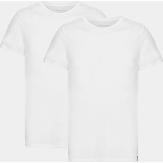 2 hvide bambus slim fit T-shirt med rund hals fra Copenhagen Bamboo, XXL