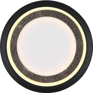 Clarino LED-loftlampe, Ø 36 cm, sort/hvid, akryl