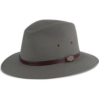 MJM Hats MJM Jork 58054 Traveller Hat – Olive Cotton, 58 (M) / Grøn Oliven / Traveller