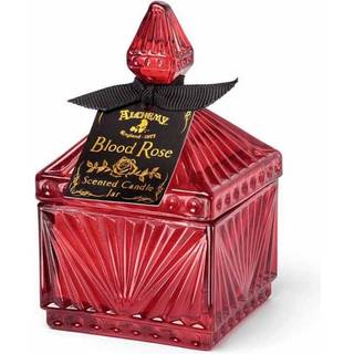Blutrose Gothic Duftkerze im Vintage Glas Small