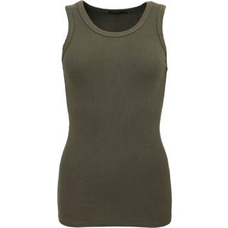 BCENA rib tank top - Army