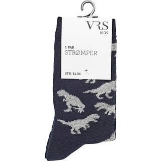 VRS børne strømper str. 35/37 - printet (På lager i butik)