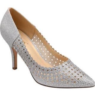 Lotus Lotus Silver Stiletto-Heel Pointed Toe Court Shoes