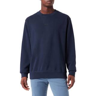 BOSS Orange Herren Sweatshirt blau unifarben