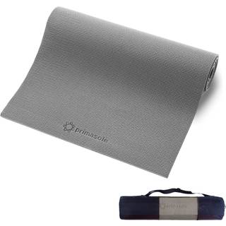 Primasole Yoga Mat med b?restrop til Yoga Pilates Fitness og gulvtr?ning derhjemme og gymnastiksal 1/3 tyk (jordbrun farve) PSS91NH009A