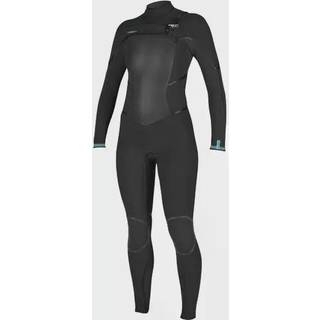 O'Neill Psycho Tech 5mm Chest Zip Våddragt Vinter Dame (Sort)