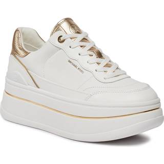 MK Hayes Leather Platform Trainers - Gold - Michael Kors - EU 41