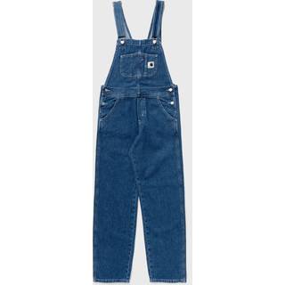 Carhartt WIP Bib Overall Straight Dungaree Jeans - L - stone washed blue