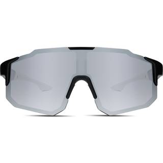 Sorte & Grå Wraparound Sport Solbriller