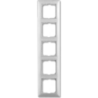 B55 Ramme, 5 Moduler, Blank Hvid Abb