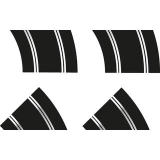 Scalextric C8198 - Lige strækninger & R2 Kurve