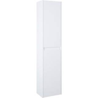 Alterna Luxor højskab 155 CM med 2 skuffer, Mat hvid