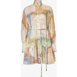 Zimmermann Matchmaker bandana cotton and silk minidress - multicoloured - M