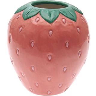 Keramik Vase Erdbeere Ø14cm