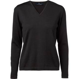 CC55 50134 copenhagen pullover v neck tubular Dame Black XS