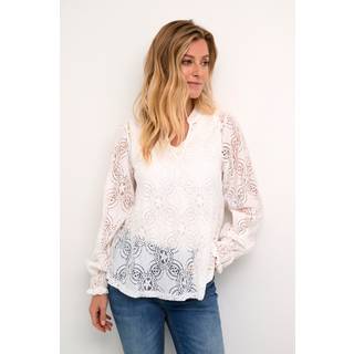 Culture CUolu Bluse - Hvid - Str M - Damer