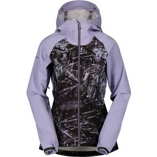 SCOTT Trail Storm Waterproof Jakke Sort/Lyslilla til Kvinder - Størrelse Small