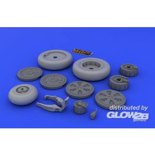 MiG-21 wheels for Eduard
