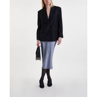 Bar Silk Skirt - Grey