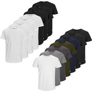 7-pak Ensfarvet O-hals T-shirt
