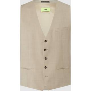 CINQUE Herren Weste beige meliert