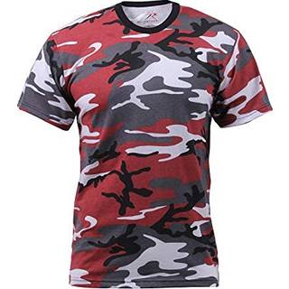 Rothco Regular Fit T-Shirt Rød camouflage - L