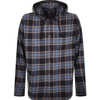 Diesel S Dewny Hood Long Sleeved Shirt Black