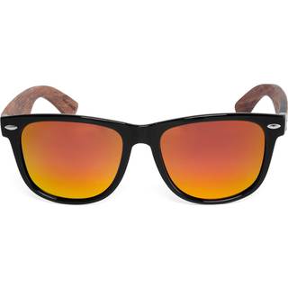 Sorte Polariserede Solbriller i Palisandertræ