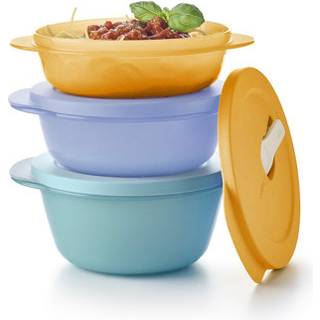 Tupperware Essentials bowle sæt (400ml/600ml/800ml) (På lager i varehus)
