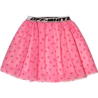Off-White Kids Logo cotton jersey shorts - green - Y 10