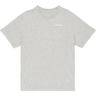 Off-White Kids Logo cotton jersey T-shirt - grey - Y 6