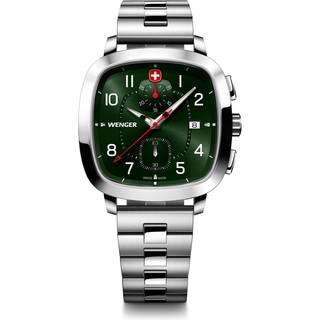 Wenger 01.1933.112 Herrenuhr Vintage Sport Chronograph 40mm 5ATM