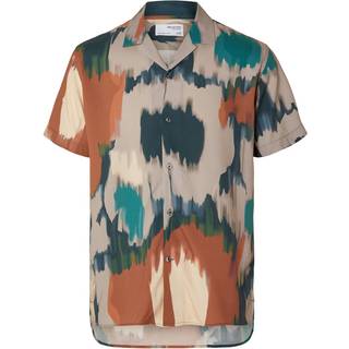 SLHRELAXRAJESH-SHIRT SS AOP