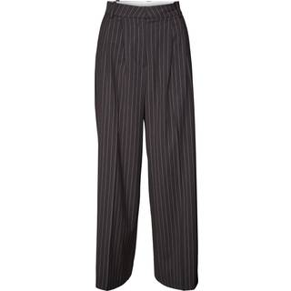 Lyla Pinstripe Bukser, Grey Pinstripe, 40/L32