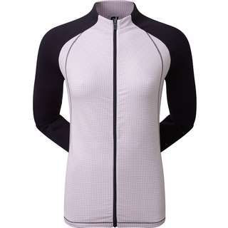 Footjoy Houndstooth Printed Midlayer Navy/Purple Cloud S Sweatshirt