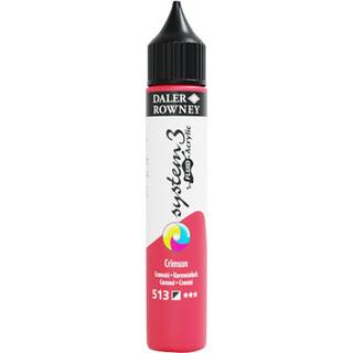 System 3 Fluid Acrylic - 29,5ml. Crimson