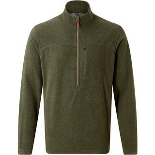 Sherpa Rolpa Eco Zip Tee Fleecesweatere Herrer størrelse M farve olivengrøn
