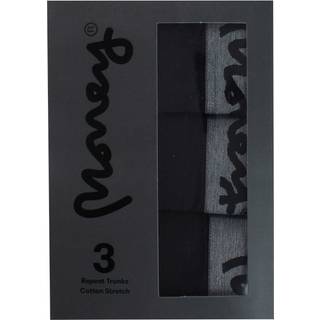 Money 3 Pack Logo Trunks Black