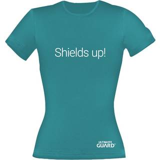 Ultimate Guard Ladies T-Shirt Shields Up! Petrol Blue Size XL