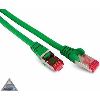 Cat 6a S/FTP LSZH Netværkskabel - Grøn - 5 m