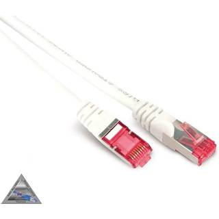 Cat 6a S/FTP LSZH Netværkskabel - Hvid - 2 m