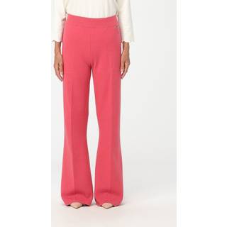 TWINSET HOLLY BERRY KNITTED WIDE LEG PANTS