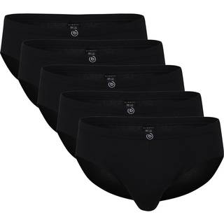 bugatti Herren Slips schwarz Baumwolle & Mix unifarben