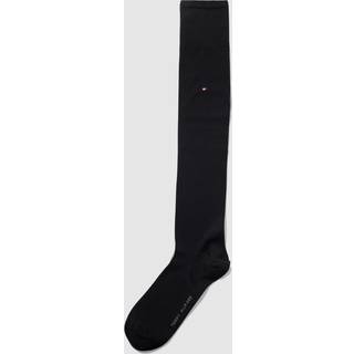Tommy Hilfiger Women Cotton Knee High Sock - Black - Str 35/38 * Kampagne *