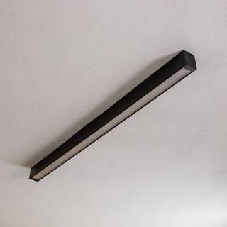 Loftlampe Straight sort 122 cm